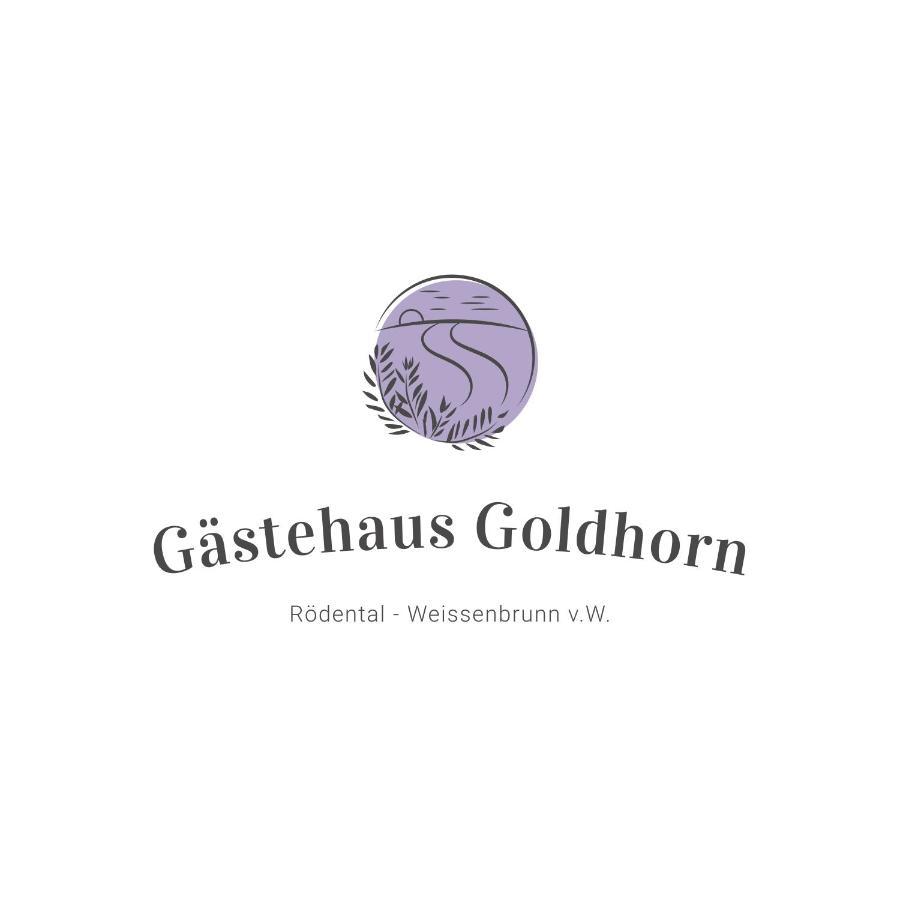 Hotel Gaestehaus Goldhorn Rödental Exterior foto